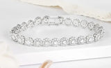 Classic Round Tennis Bracelet | Brass