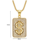 Dollar Sign Pendant | Titanium Steel