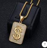 Dollar Sign Pendant | Titanium Steel