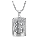 Dollar Sign Pendant | Titanium Steel