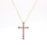 Shine Brighter Cross Necklace | CZ Crystalz