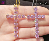 Shine Brighter Cross Necklace | CZ Crystalz
