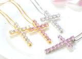 Shine Brighter Cross Necklace | CZ Crystalz