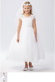 Lovely Illusion Neckline Dress With Lace Applique and Rhinestones Plus Size