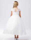 Lovely Illusion Neckline Dress With Lace Applique and Rhinestones Plus Size