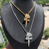 Rose Pendant Necklace