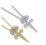 Rose Pendant Necklace