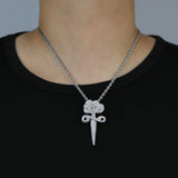 Rose Pendant Necklace