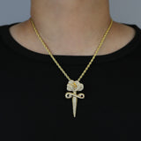 Rose Pendant Necklace