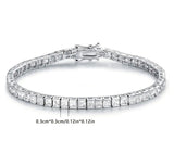 Shiny Inlay Square Cut Tennis Bracelet