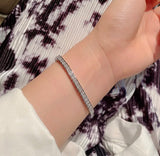 Shiny Inlay Square Cut Tennis Bracelet