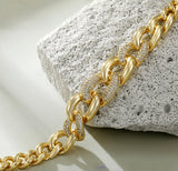 Gold Link 3 Piece Jewelry Set Luxury Series