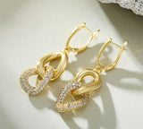 Gold Link 3 Piece Jewelry Set Luxury Series