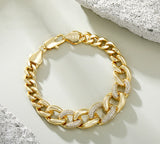 Gold Link 3 Piece Jewelry Set Luxury Series