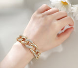 Gold Link 3 Piece Jewelry Set Luxury Series