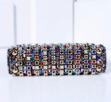 Starlight Mosaic Crystal Encrusted Evening Bag