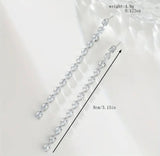 Starlight Cascade Linear Earrings