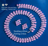 Lumière Cotoure Necklace and Earrings Set