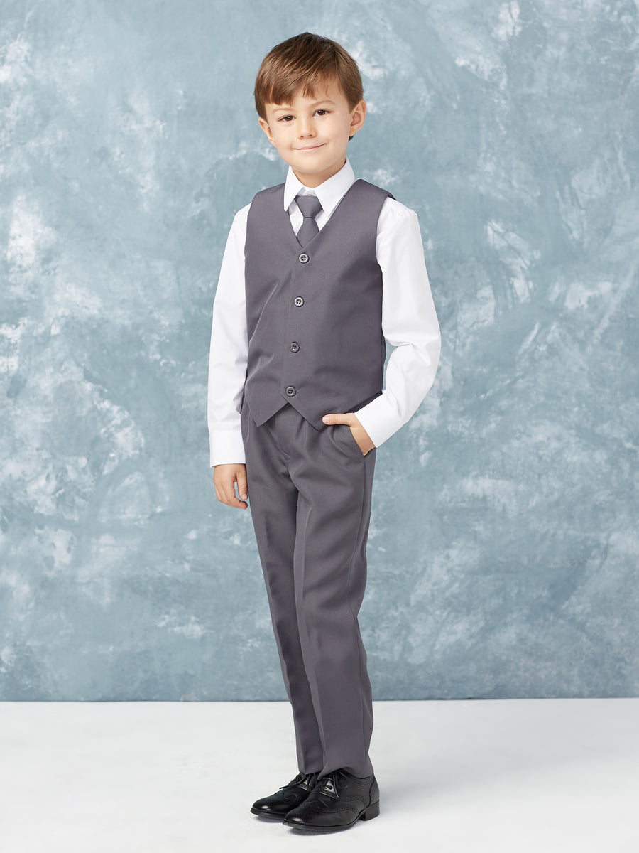 Boys grey suit sale