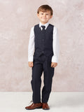 Boys 5 Piece Slim Fit Suit