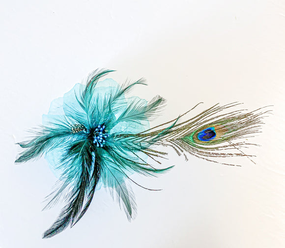 Peacock Feather Fascinator