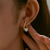 Petal Glow Drop Earrings