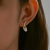 Petal Glow Drop Earrings