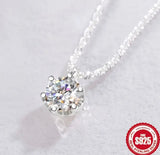 HexaGlow Pendant Necklace Moissanite