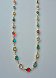 Celeste Multi-Colored Gemstone Necklace