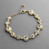 Rhinestone Bracelet with Round Crystals | 3 Colours