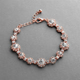 Rhinestone Bracelet with Round Crystals | 3 Colours