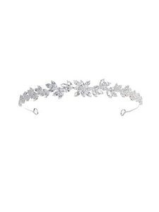 Rhinestone Leaf Headband | Flower Girl | Communion | Confirmation | Party