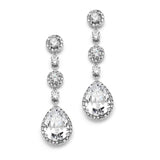 Pear-Shaped Drop Earrings | Bridal | Prom