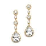 Pear-Shaped Drop Earrings | Bridal | Prom