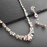 Crystal Necklace and Earring Set | Bridal | Prom