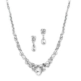 Crystal Necklace and Earring Set | Bridal | Prom