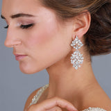 Dazzling Crystal Statement Earrings | Wedding | Prom