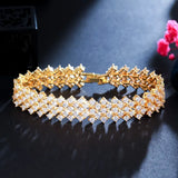 Luxe Radiance CZ Tennis Bracelet – 18K Gold Plated Sparkling Cubic Zirconia Bracelet