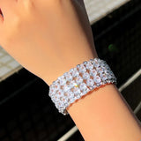 Glacier Glow Statement Bracelet