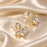 Luxury Halo Crystal Earrings
