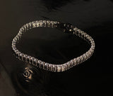 Round Cut Tennis Bracelet | Stainless Steel