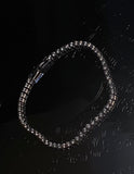 Round Cut Tennis Bracelet | Stainless Steel