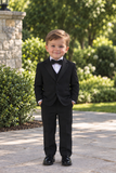 Boys’ Classic Black Tuxedo Suit Set