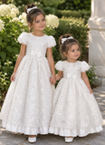 Girls Lace Dress | Elegant Flower Girl & Special Occasion Dress