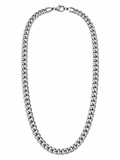 Men's Silver Cuban Link Chain - 5mm 28 Inch