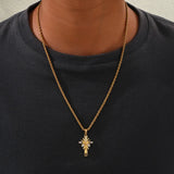 Halo Radiance Crucifix Necklace