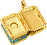 Turquoise Treasure Locket Pendant