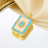 Turquoise Treasure Locket Pendant