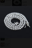 4mm Cubic Zirconia Tennis Chain | 20 Inch