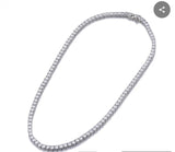 4mm Cubic Zirconia Tennis Chain | 20 Inch